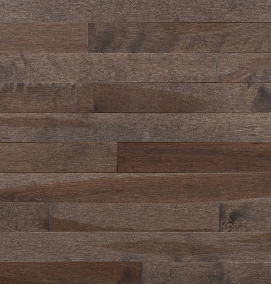 Charcoal Birch Hardwood Flooring | Domestic | Elite | Elite Plus