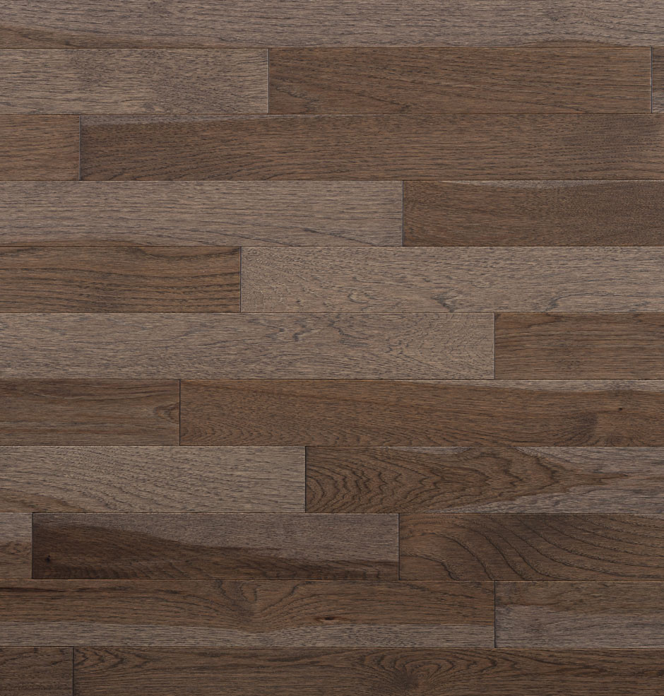 Charcoal Hickory Hardwood Flooring | Domestic | Elite | Elite Plus