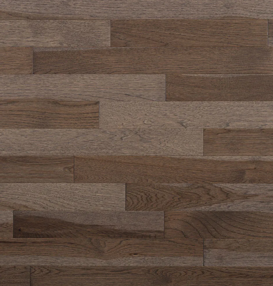 Charcoal Hickory Hardwood Flooring | Domestic | Elite | Elite Plus