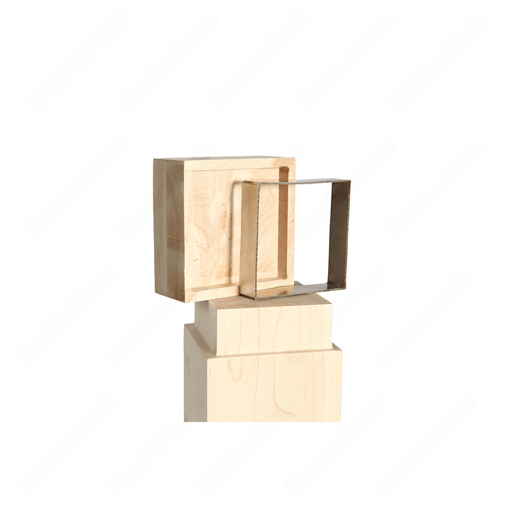 PM201 1261 Unfinished Maple Stair Post (Available in Metal Frame)