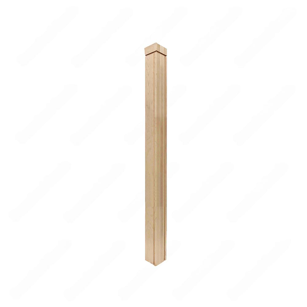 PM201 1269 Unfinished Maple Stair Post (Available in Metal Frame)