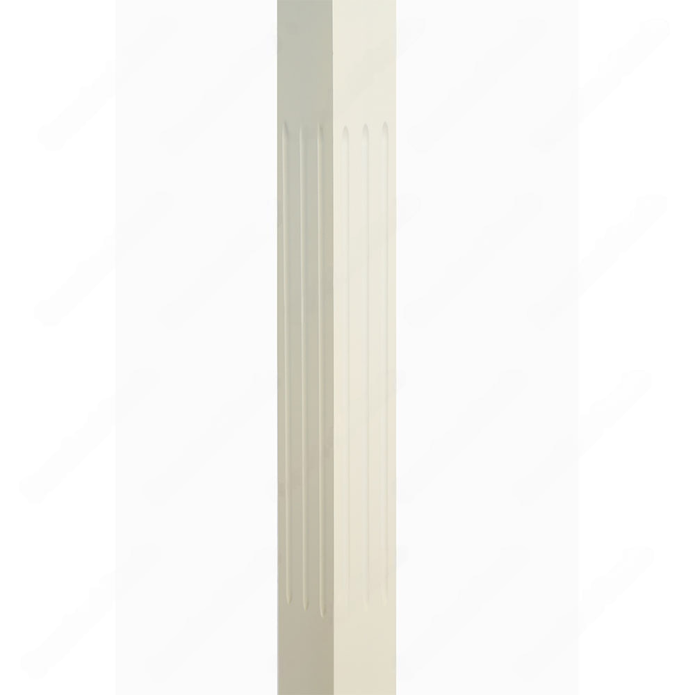 PM401 1263 Primed White Wooden Post(Available in Metal Frame)