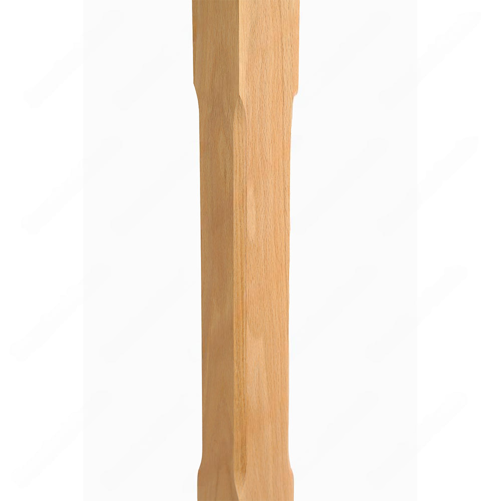 PM103 F1264 3 1/2*48 Unfinished Red Oak Stair Post