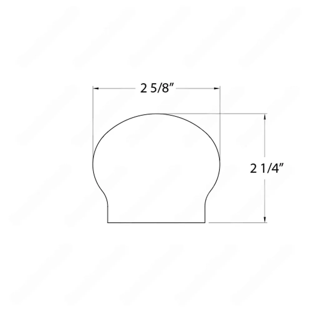 F101 HB-11 90 Degree Unfinished Red Oak | Maple Handrail Accessory