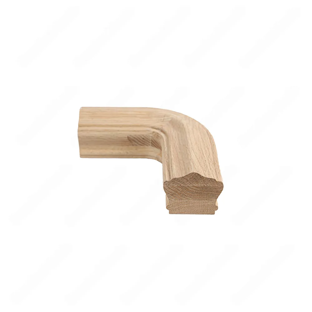 F101 HA-11 90 Degree Unfinished Red Oak | Maple Handrail Accessory