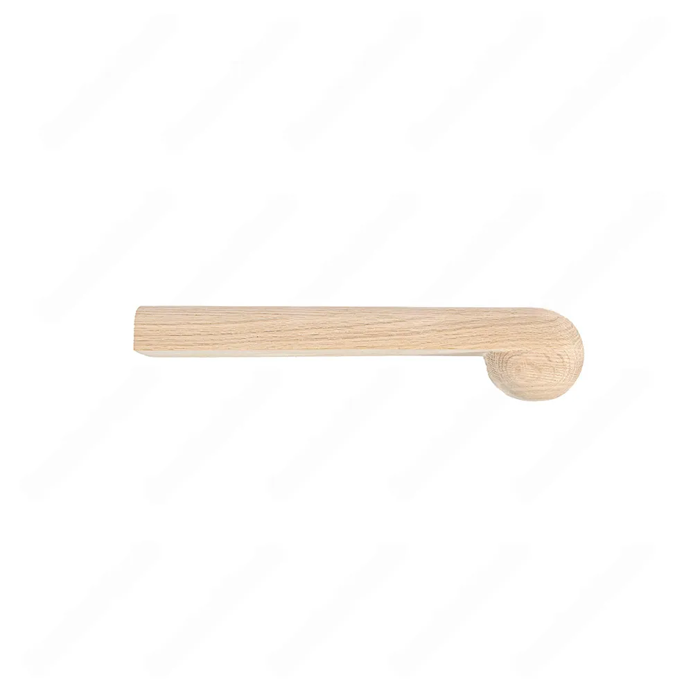 F107 HF-31 Straight Opening Cap Unfinished Red Oak | Maple Handrail Accessory