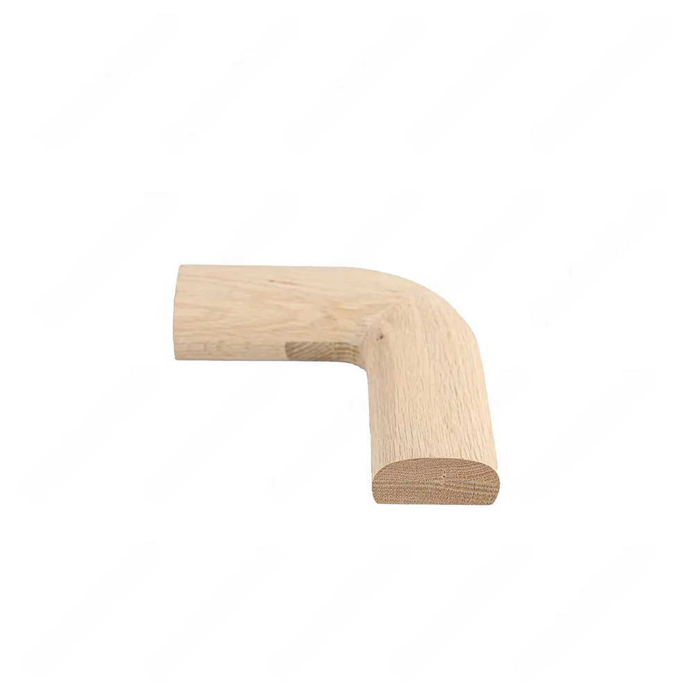 F101 HF-11 90 Degree Unfinished Red Oak | Maple Handrail Accessory