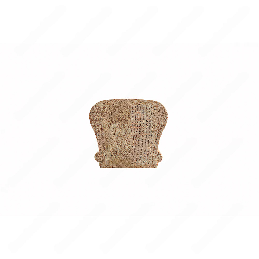 F104 HK-30 Volute Left Turn Unfinished Red Oak | Maple Handrail Accessory