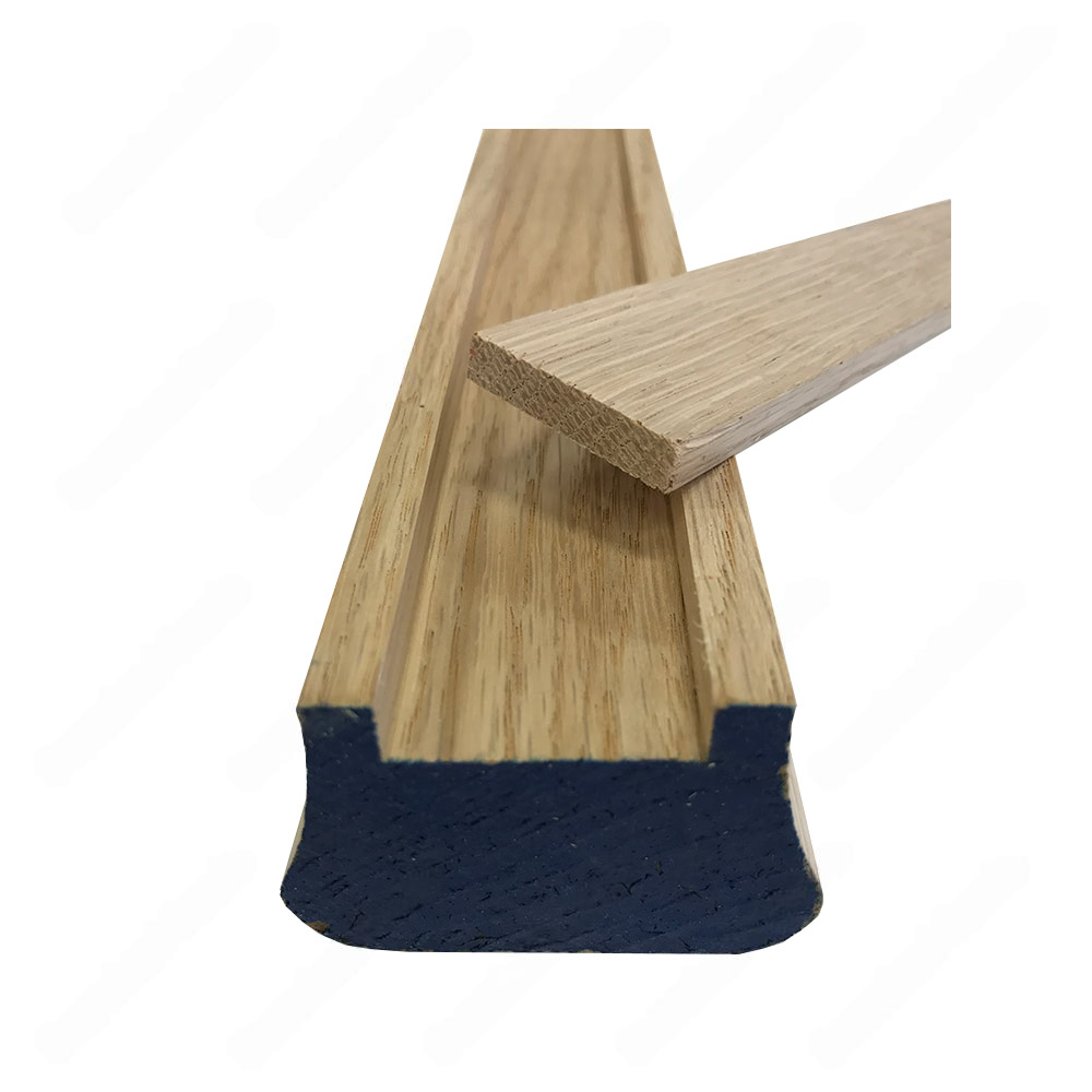F109 Handrail Accessory Spacer 1 1/4 Unfinished Red Oak | Maple Handrail Accessory 8ft