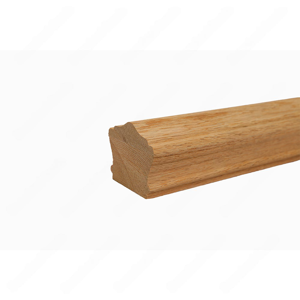 H101 HA 2 1/2*2 7/8 Unfinished Red Oak Flat Handrail