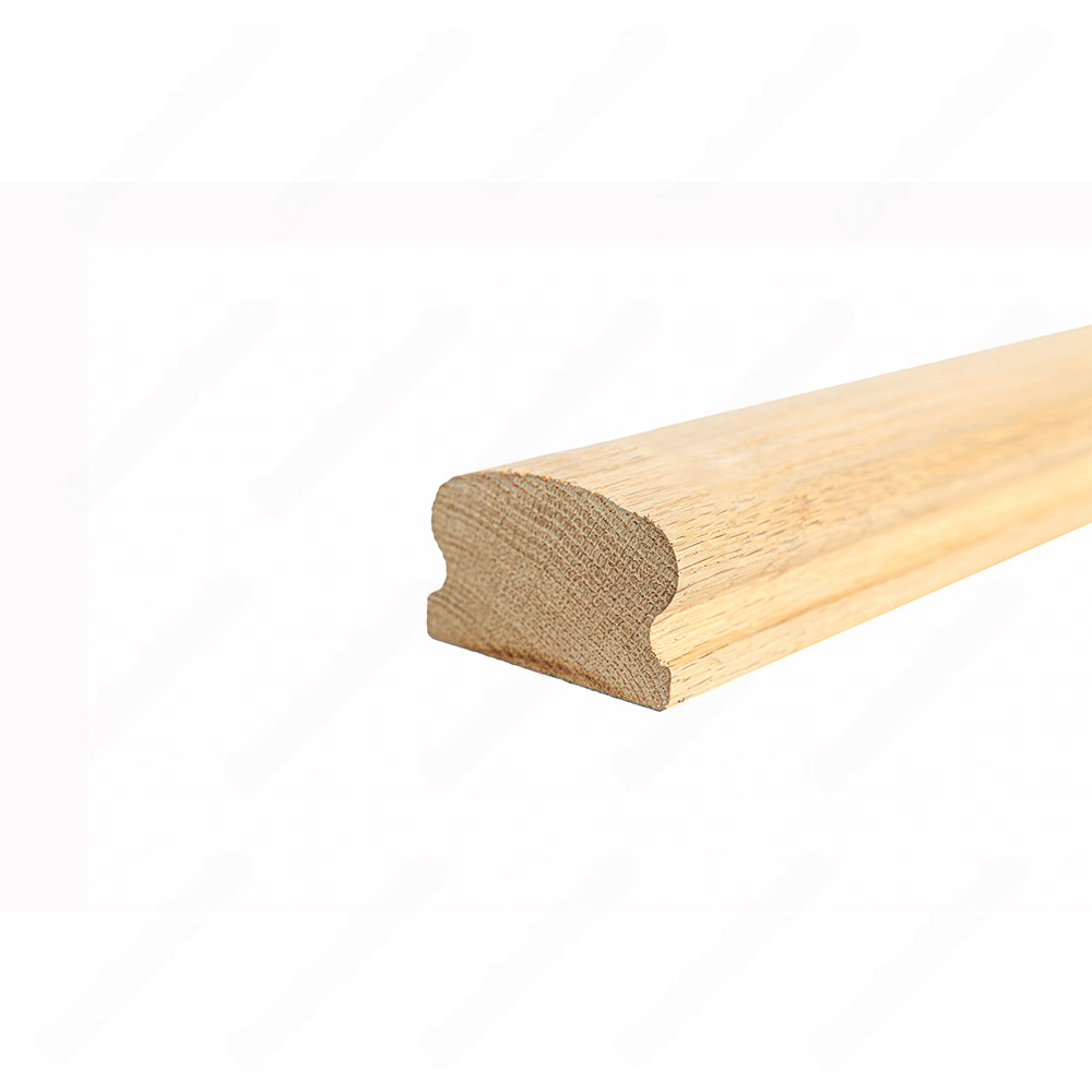H101 HC 3*1-13/16 Unfinished Red Oak Flat Handrail
