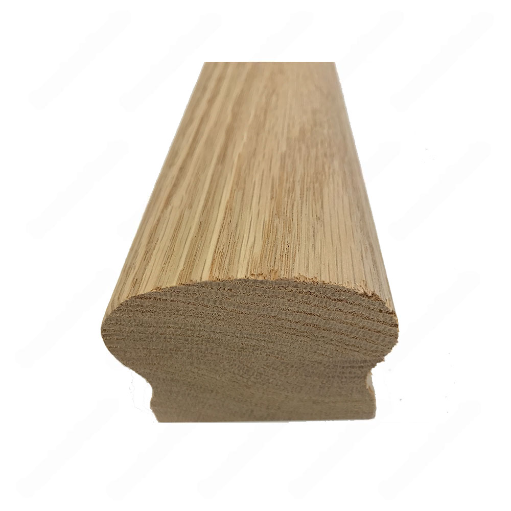H101 HD 2 3/4*2 5/16 Unfinished Red Oak Flat Handrail