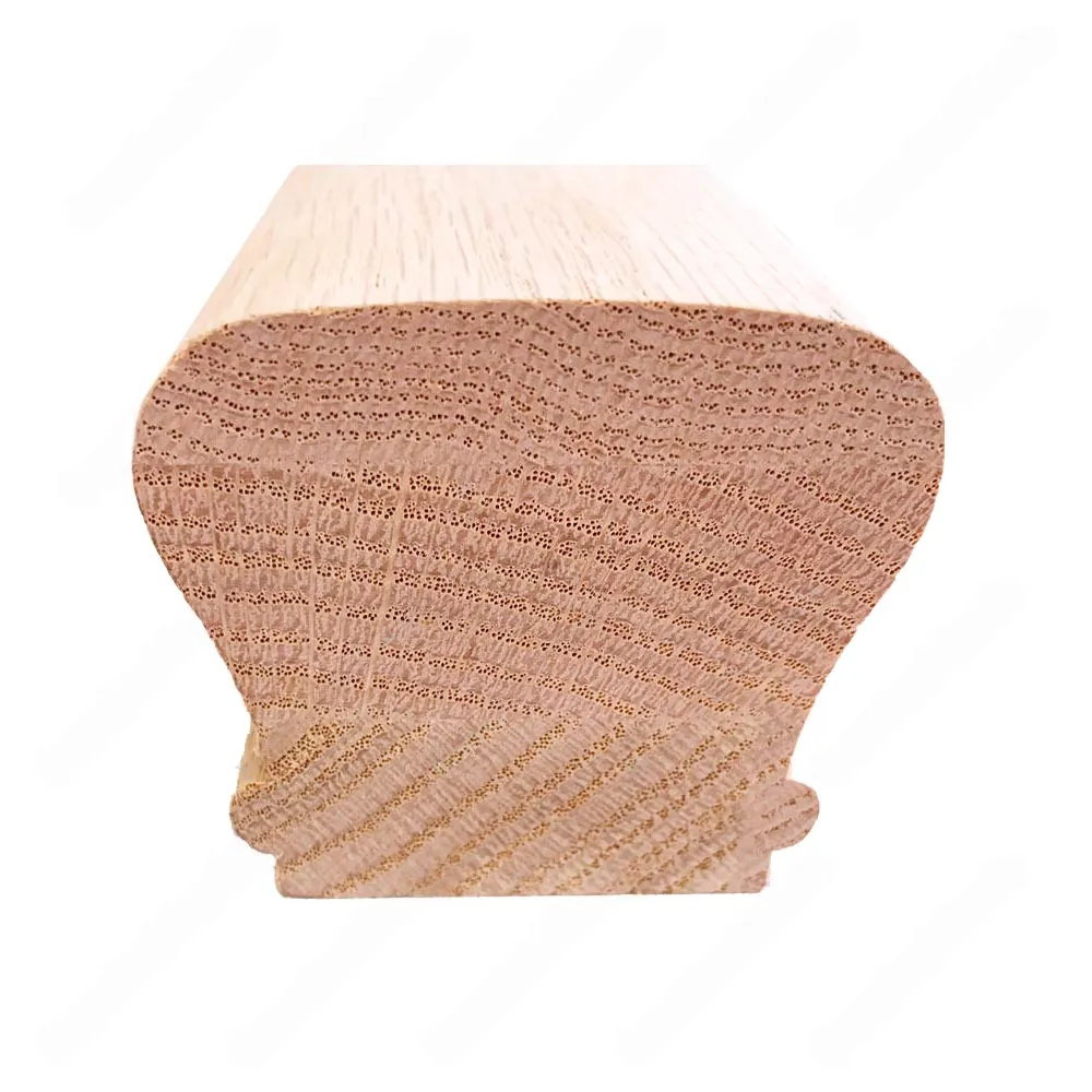 H101 HK 2 3/8*2 1/8 Unfinished Red Oak Flat Handrail