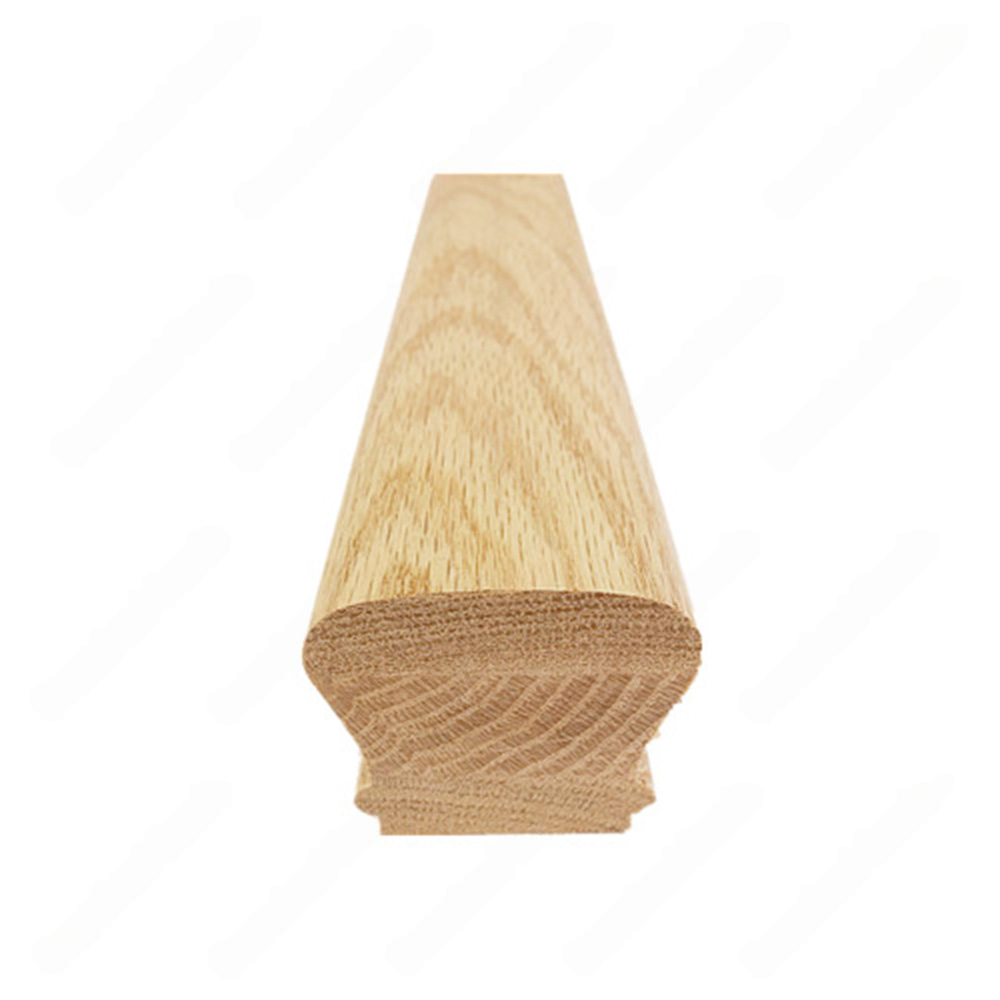 H101 HK 2 3/8*2 1/8 Unfinished Red Oak Flat Handrail