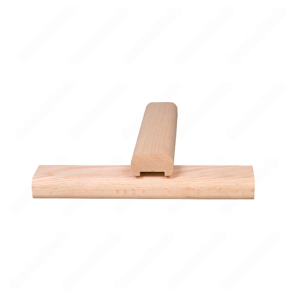H101 HE 3*1 5/8 1-3/4Grooved Handrail Red Oak