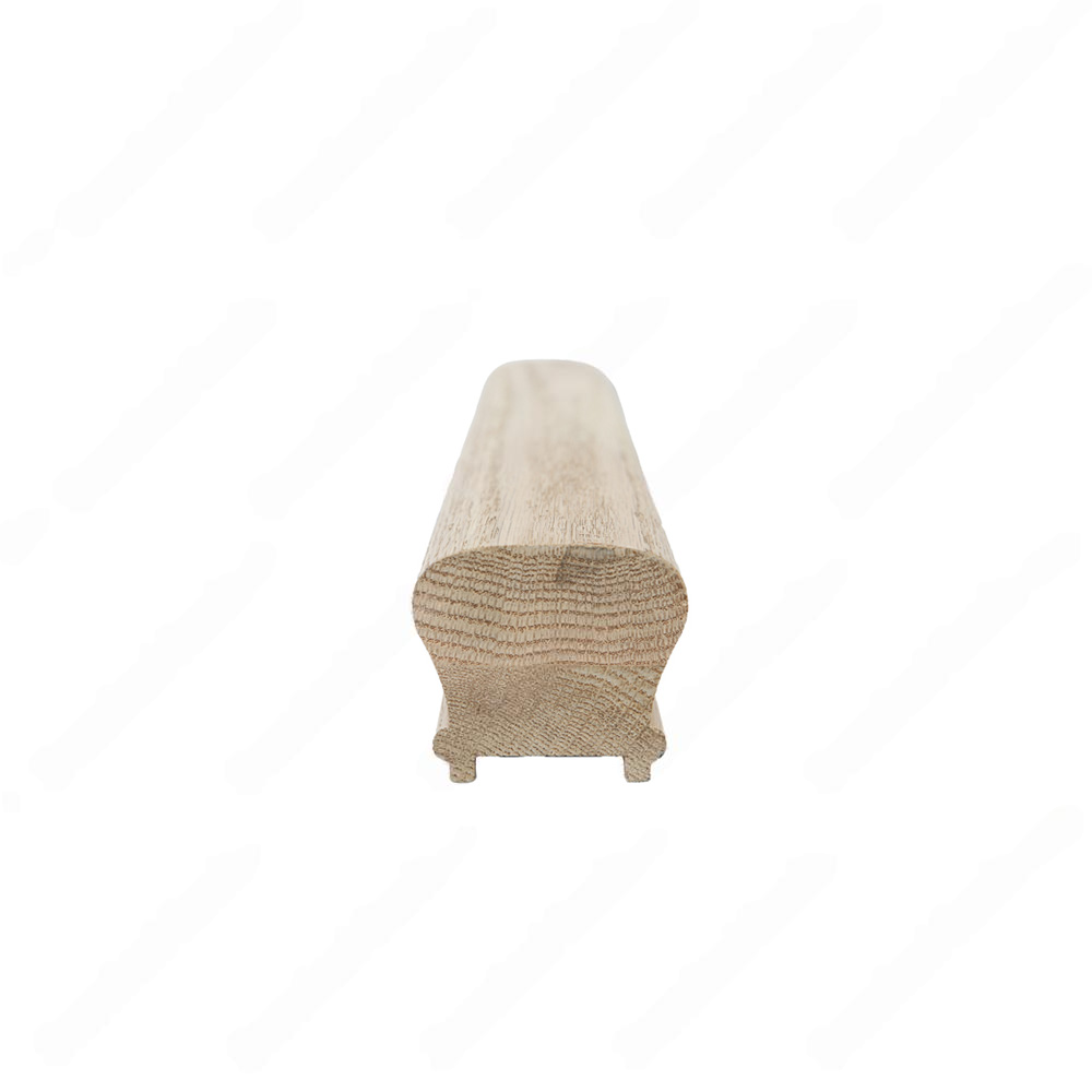 H101 HK 2 3/8*2 1/8 1 1/4 Grooved Handrail Red Oak