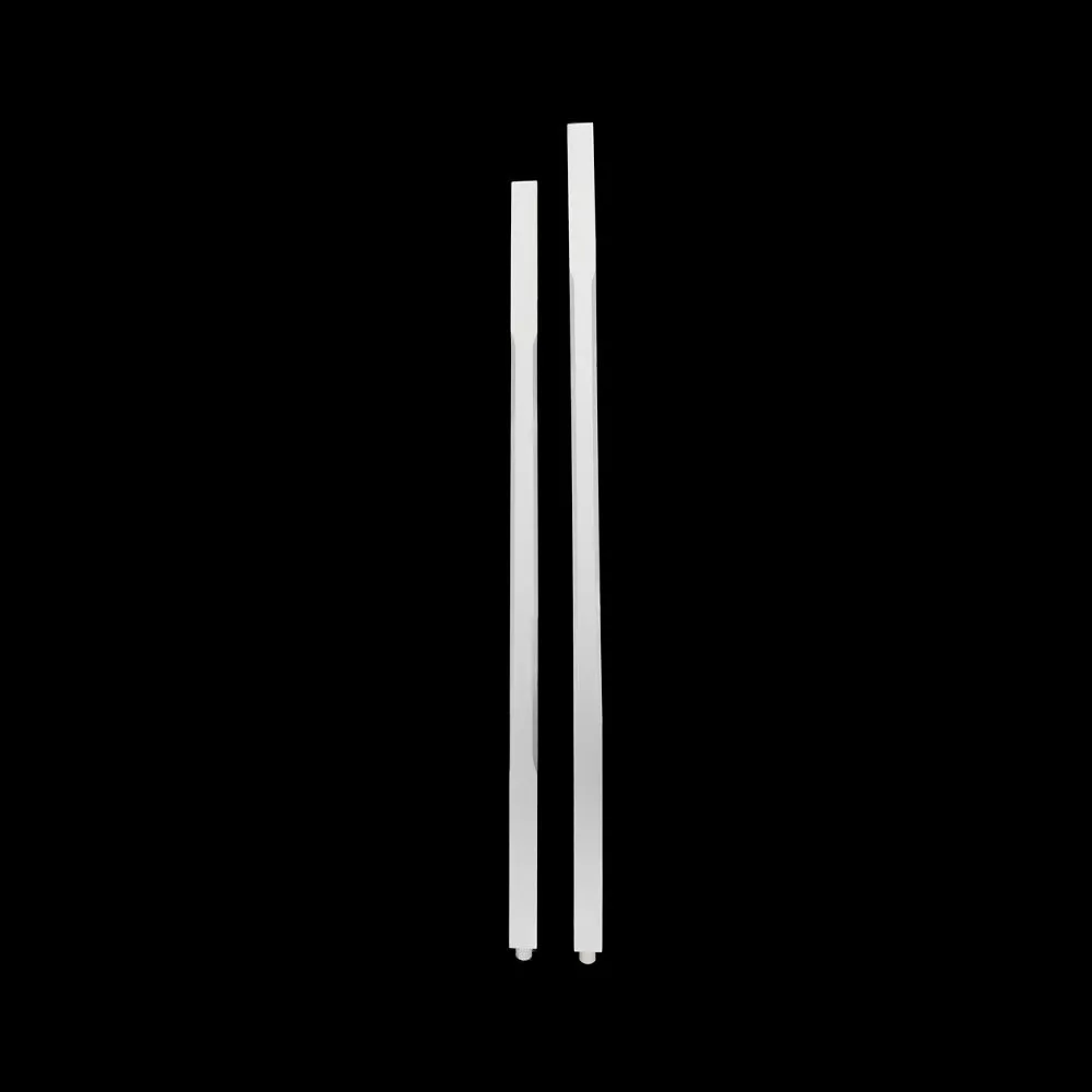 F4-33 1-1/4 Chamfered Primed White Wooden Spindle, available in 36, 39, 42