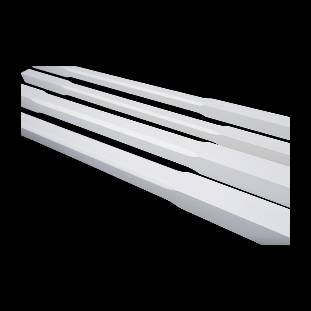 F4-33 1-1/4 Chamfered Primed White Wooden Spindle, available in 36, 39, 42