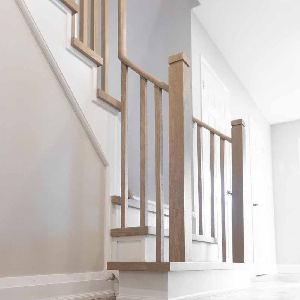 F0-33 1-1/4 Plain Unfinished Red Oak Spindles available in 36, 39, 42