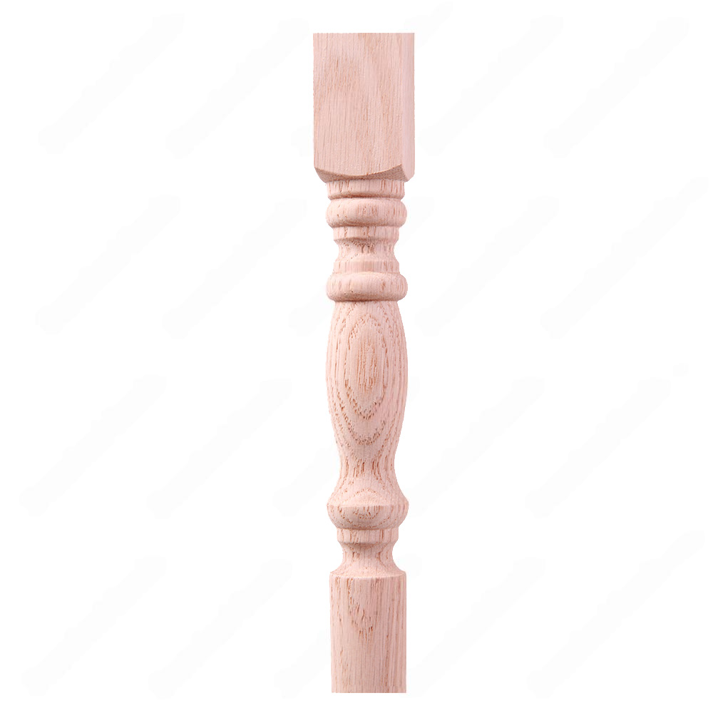 S1-33 1-1/4 Colonial Red Oak Unfinished Baluster, available in 36, 39, 42