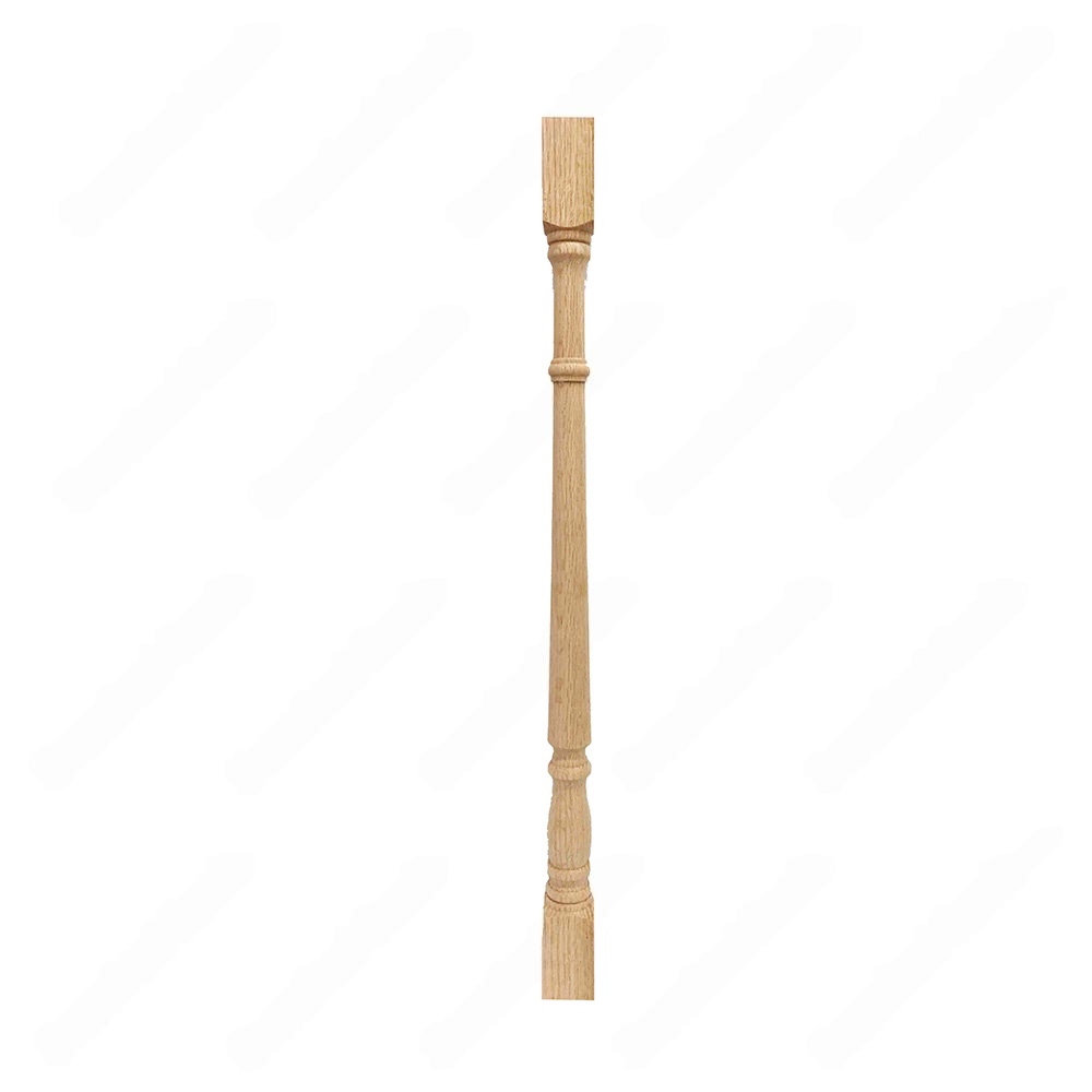 S1-33 1-1/4 Colonial Red Oak Unfinished Baluster, available in 36, 39, 42