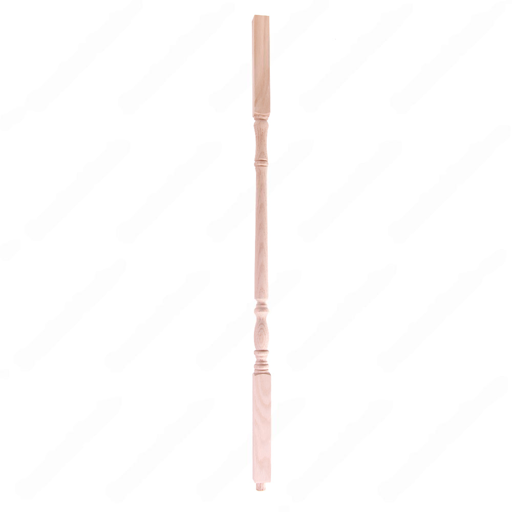 S1-33 1-1/4 Colonial Red Oak Unfinished Baluster, available in 36, 39, 42