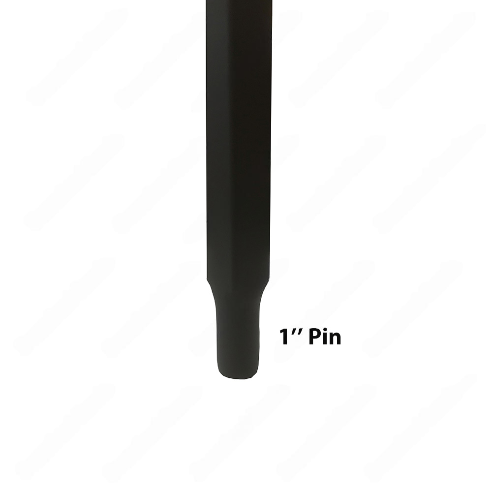 V-72-STB 1/2*44 Satin Black Iron Balusters(1/2 Tube)