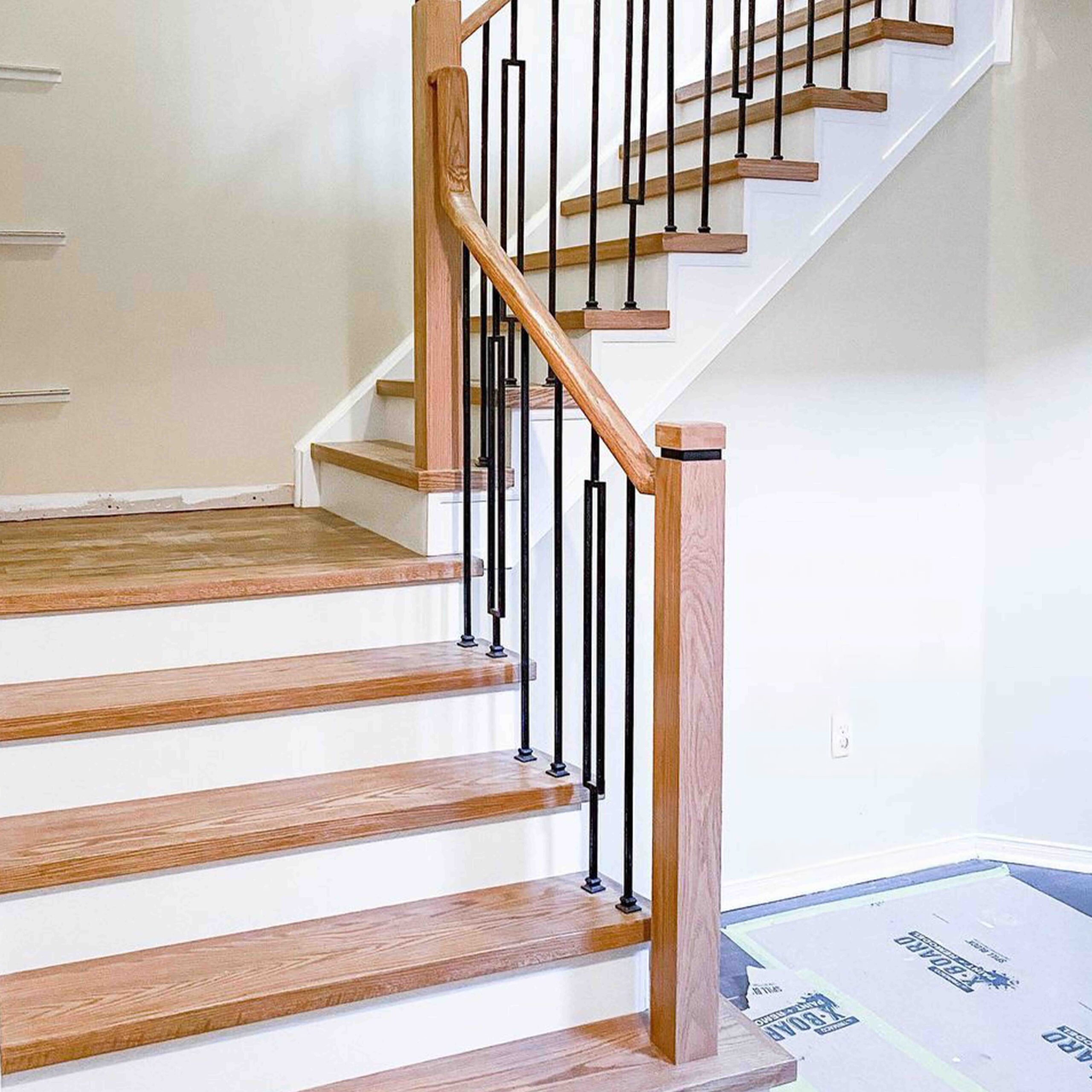 V-01-STB 1/2*44 Satin Black Iron Balusters(1/2 Tube)