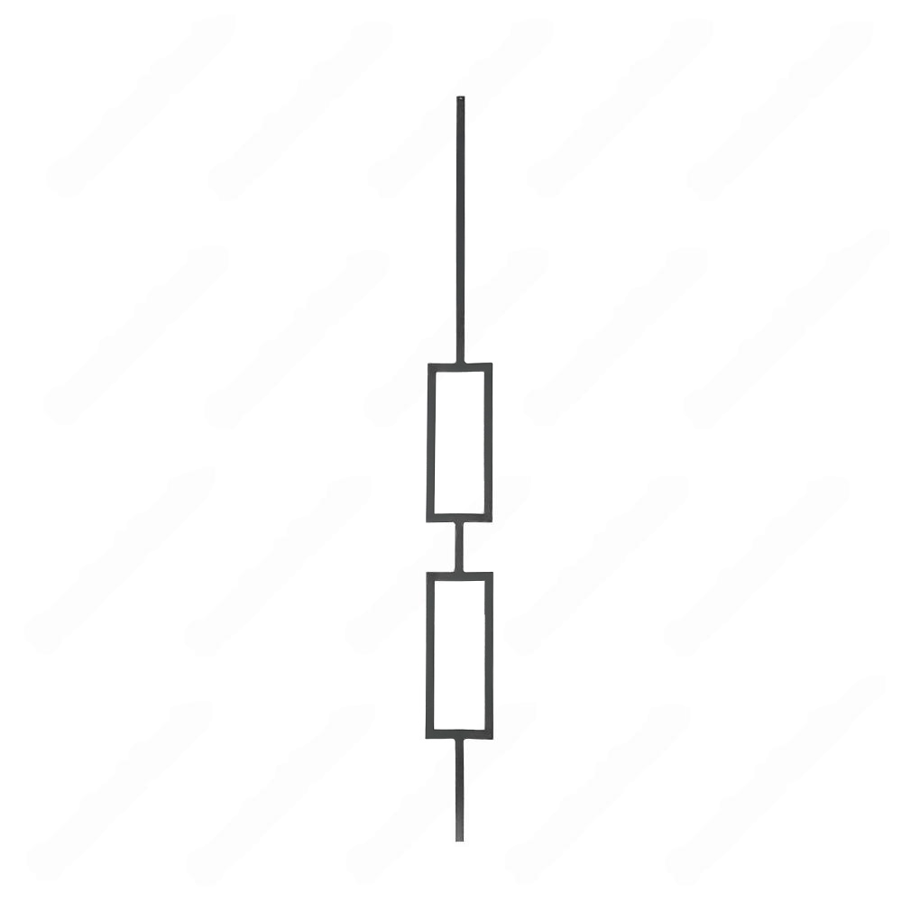 V-6.4-STB 1/2*44 Satin Black Iron Balusters(1/2 Tube)