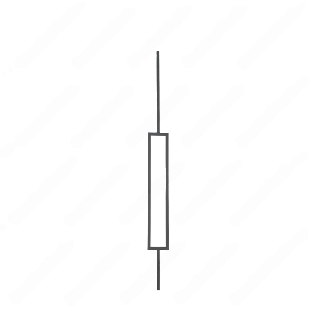 V-6.3-STB 1/2*44 Satin Black Iron Balusters(1/2 Tube)