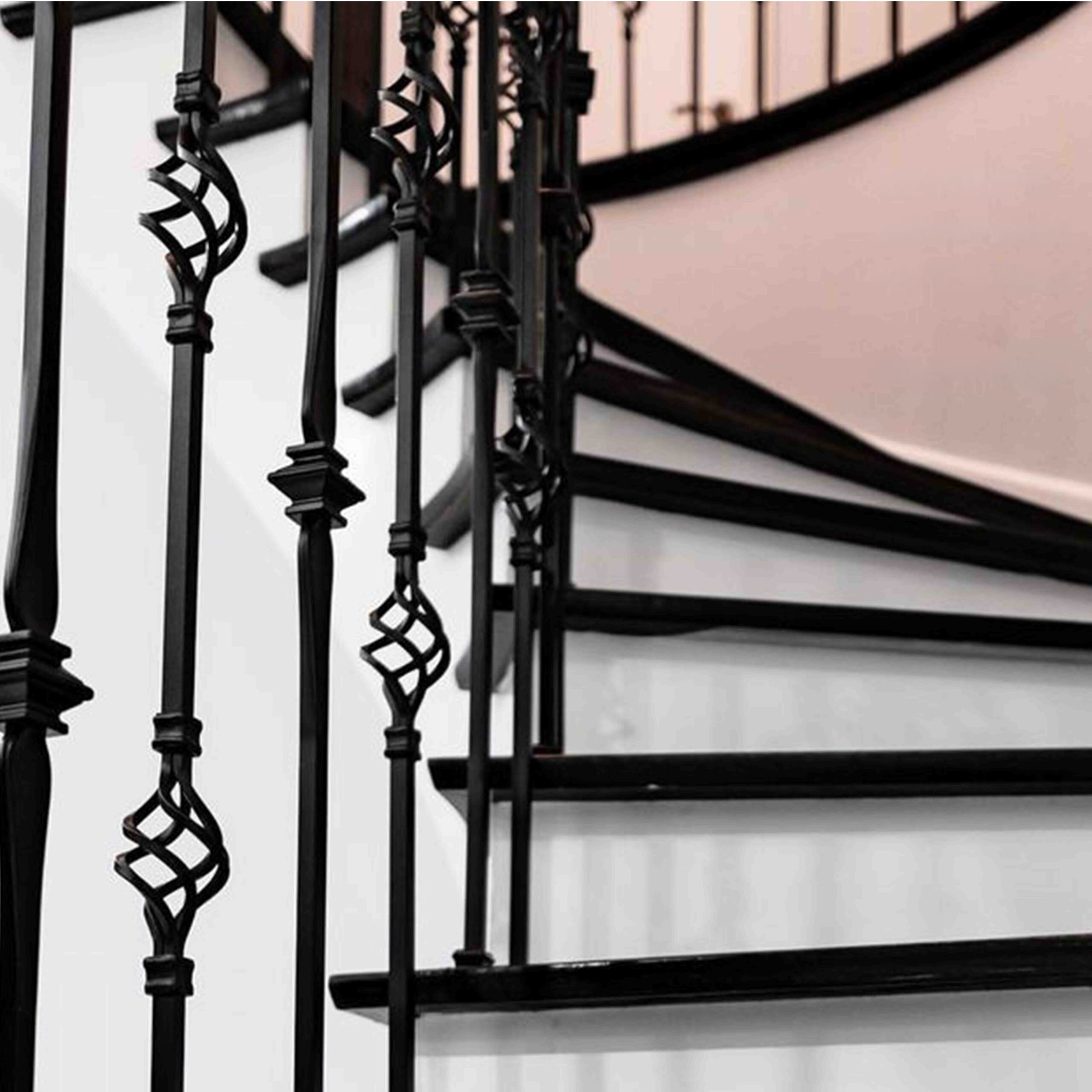 V-41-STB 1/2*44 Satin Black Iron Balusters(1/2 Tube)