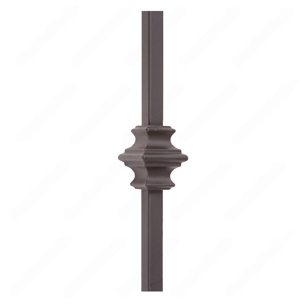 V-61-STB 1/2*44 Satin Black Iron Balusters(1/2 Tube)