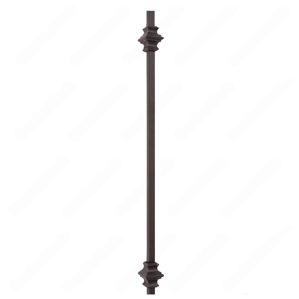 V-61-STB 1/2*44 Satin Black Iron Balusters(1/2 Tube)