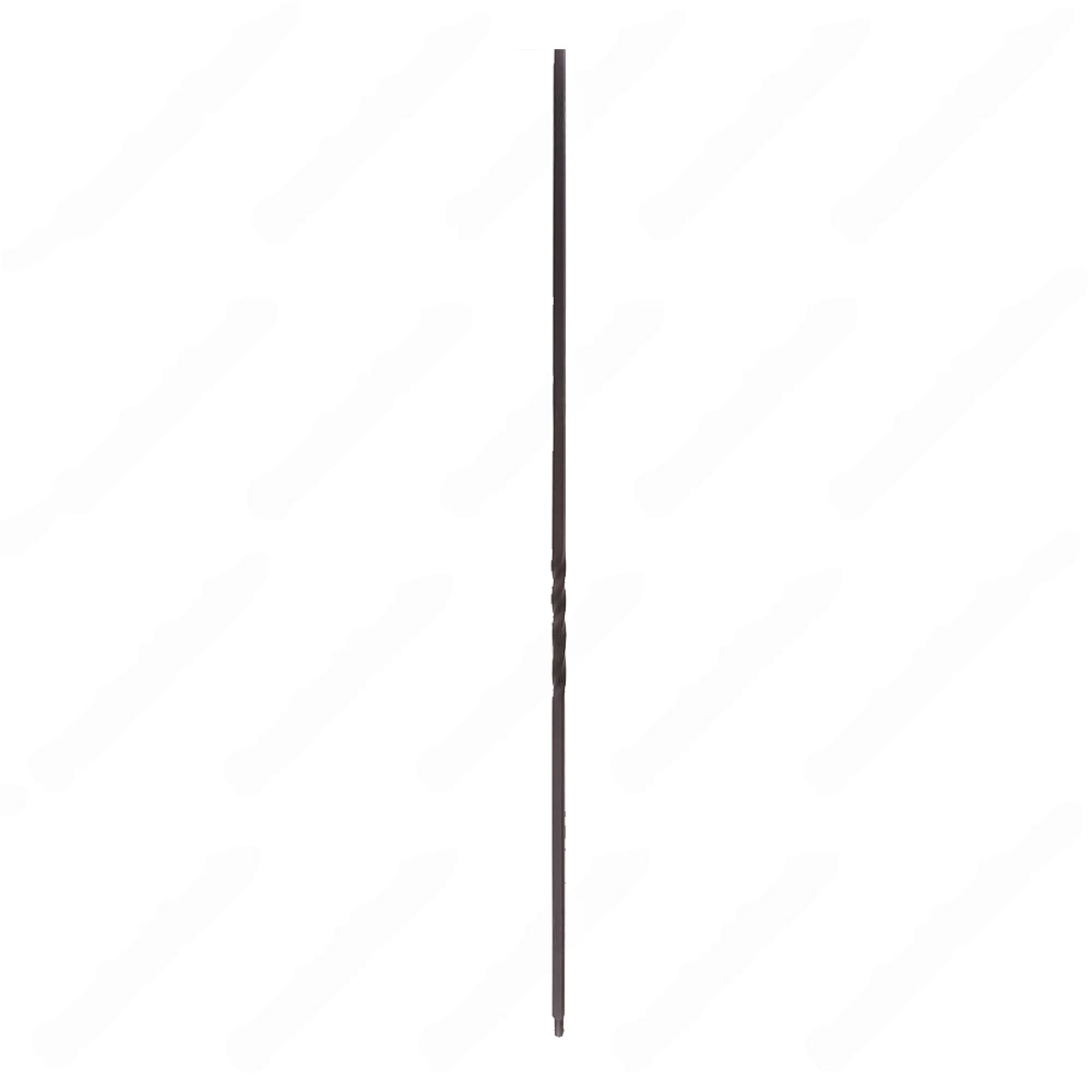 V-02-STB 1/2*44 Satin Black Iron Balusters(1/2 Tube)