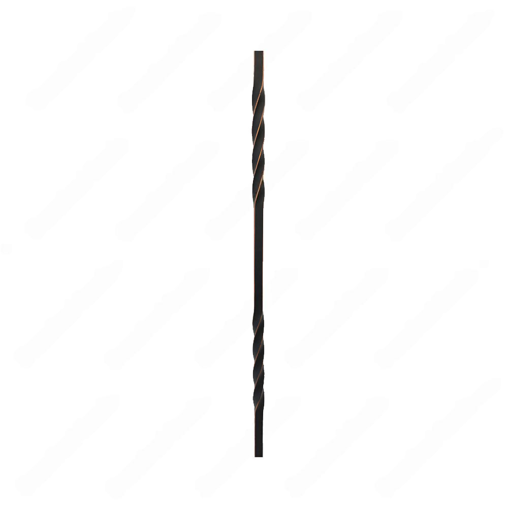 V-03-STB 1/2*44 Satin Black Iron Balusters(1/2 Tube)
