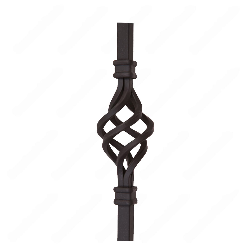 V-05-STB 1/2*44 Satin Black Iron Balusters(1/2 Tube)