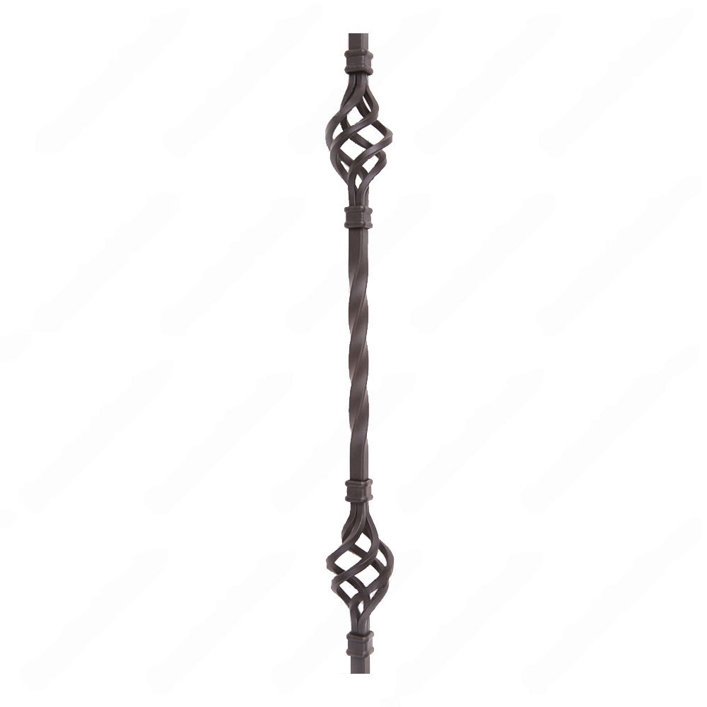 V-05-STB 1/2*44 Satin Black Iron Balusters(1/2 Tube)
