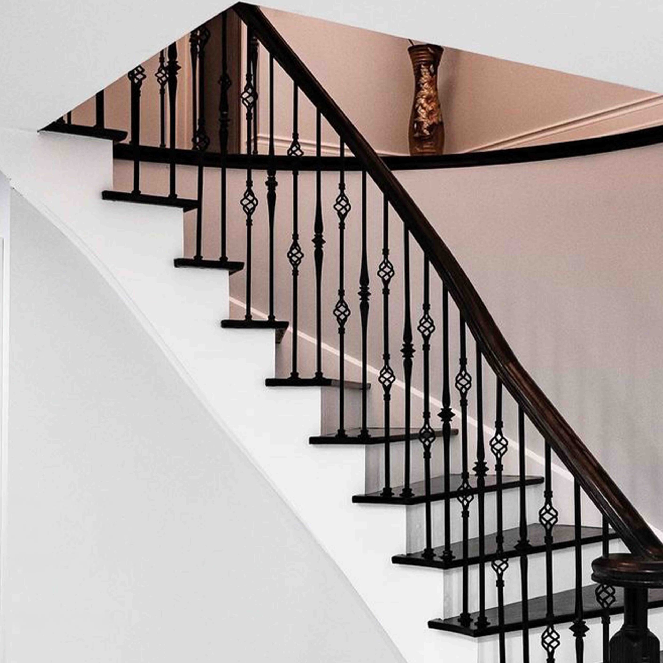 V-05-STB 1/2*44 Satin Black Iron Balusters(1/2 Tube)