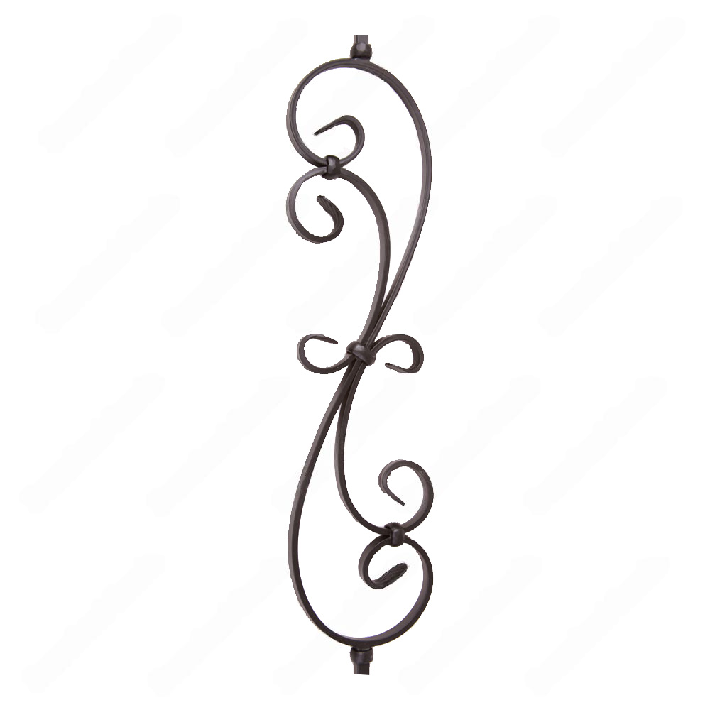 V-56-STB 1/2*44 Satin Black Iron Balusters(1/2 Tube)