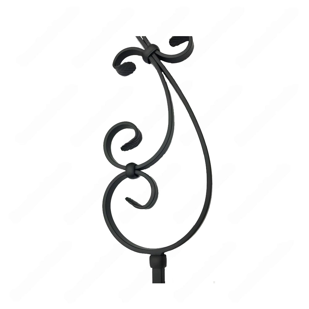 V-56-STB 1/2*44 Satin Black Iron Balusters(1/2 Tube)