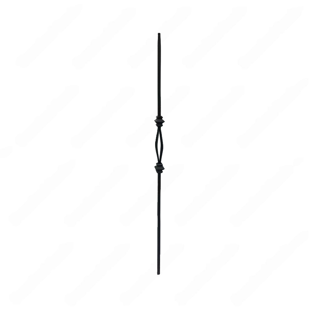 V-04-01-STB 1/2*44 Satin Black Iron Balusters(1/2 Tube)