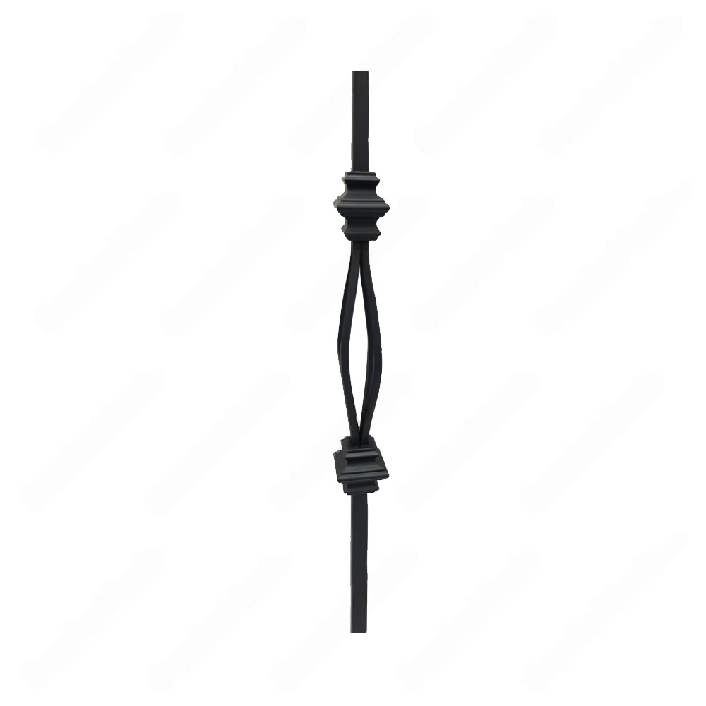 V-04-01-STB 1/2*44 Satin Black Iron Balusters(1/2 Tube)