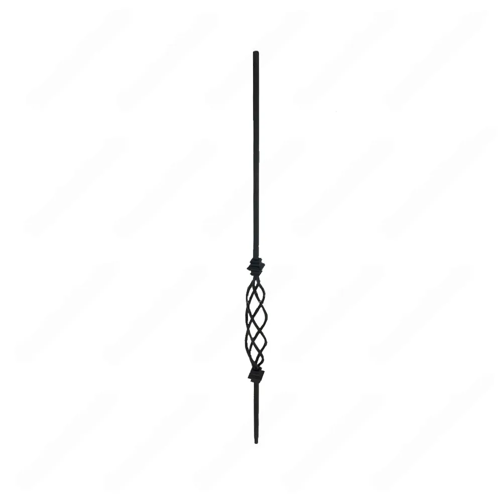 V-04-03-STB 1/2*44 Satin Black Iron Balusters(1/2 Tube)