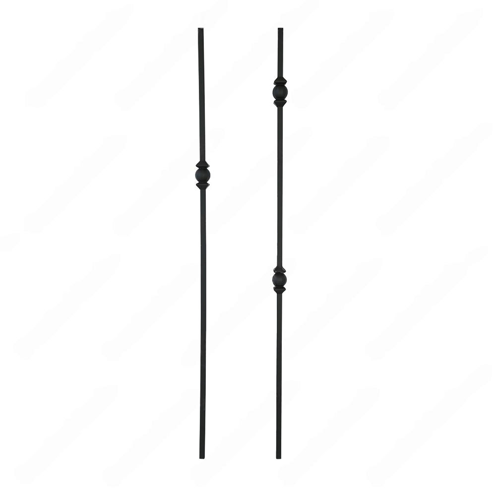 V-23-STB 1/2*44 Satin Black Iron Balusters(1/2 Tube)