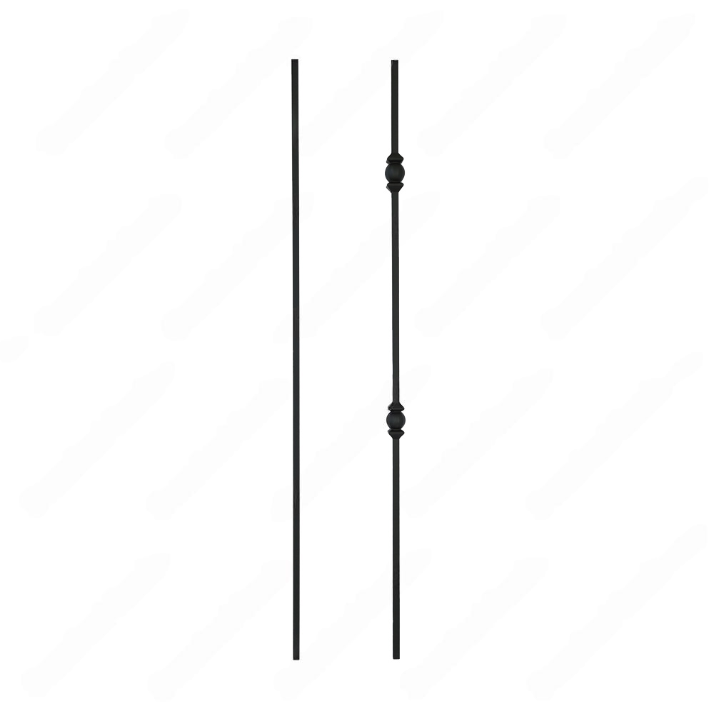 V-23-STB 1/2*44 Satin Black Iron Balusters(1/2 Tube)