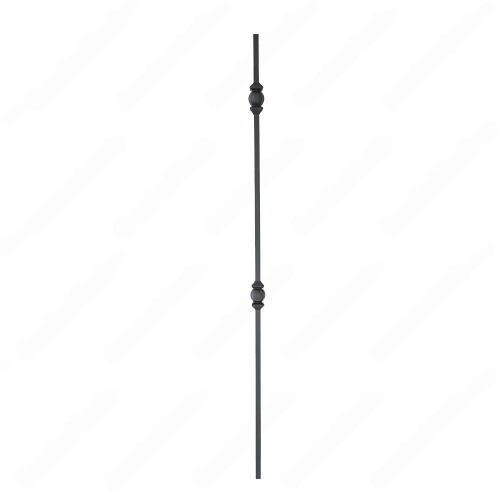 V-23-STB 1/2*44 Satin Black Iron Balusters(1/2 Tube)