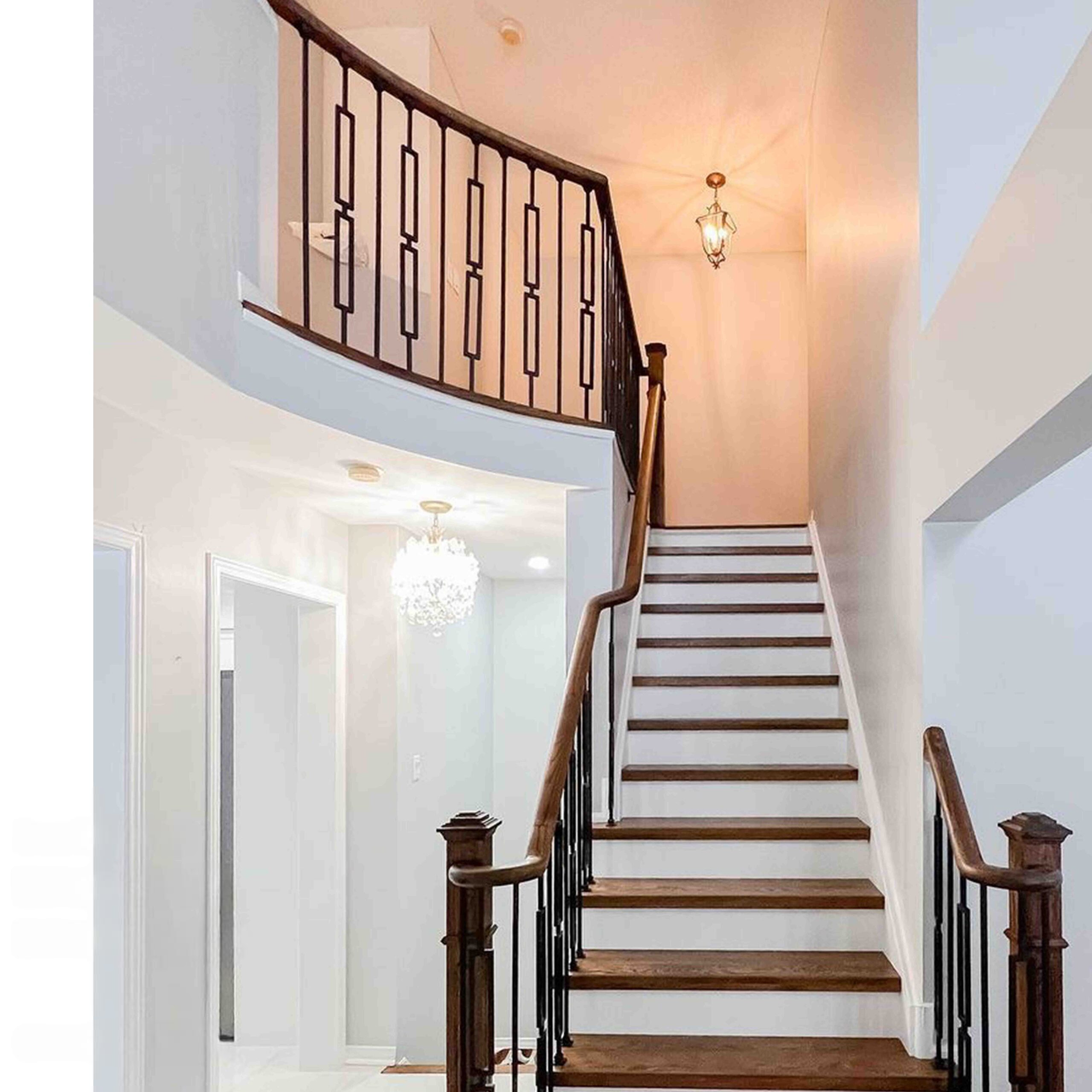 V-6.45-STB 1/2*44 Satin Black Iron Balusters(1/2 Tube)