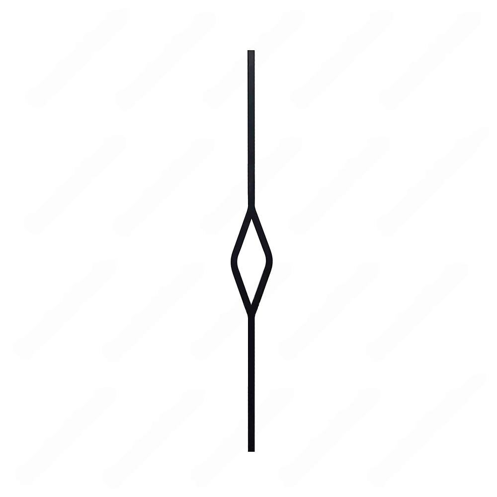 V-1091-STB 1/2*44 Satin Black Iron Balusters(1/2 Tube)