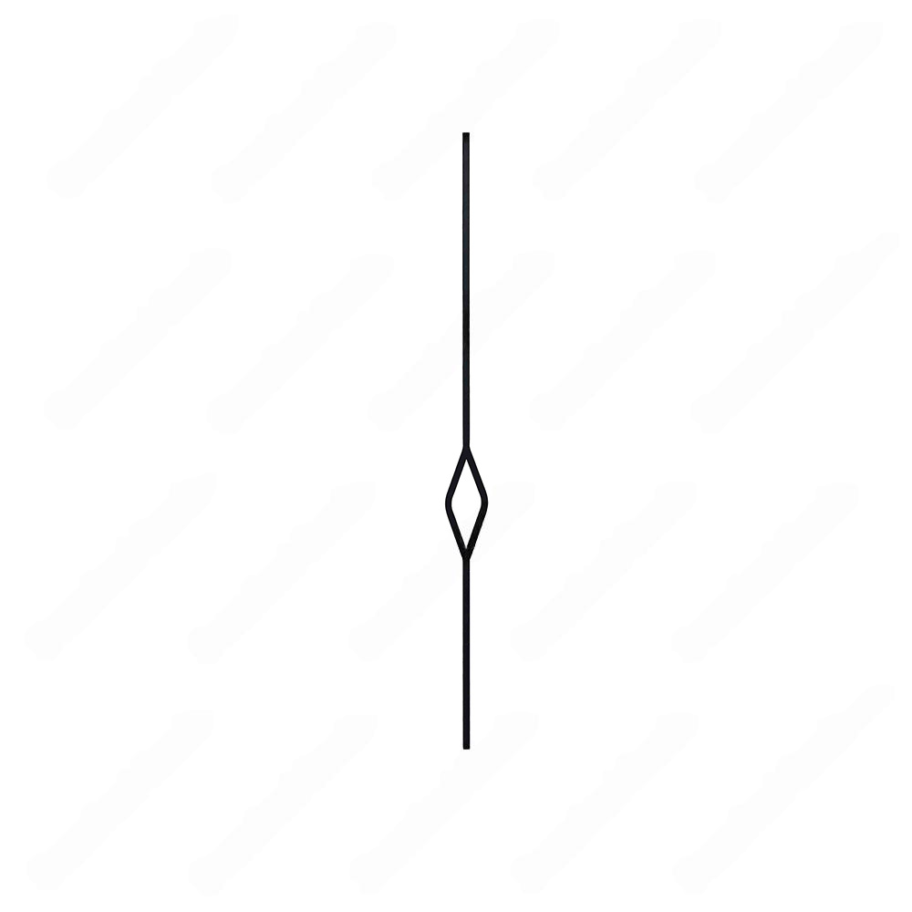 V-1091-STB 1/2*44 Satin Black Iron Balusters(1/2 Tube)