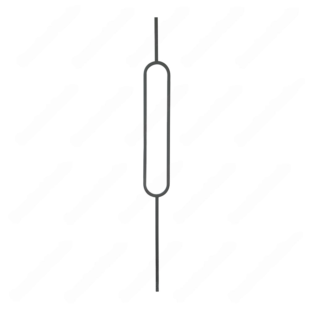 V-6.2-STB 1/2*44 Satin Black Iron Balusters(1/2 Tube)